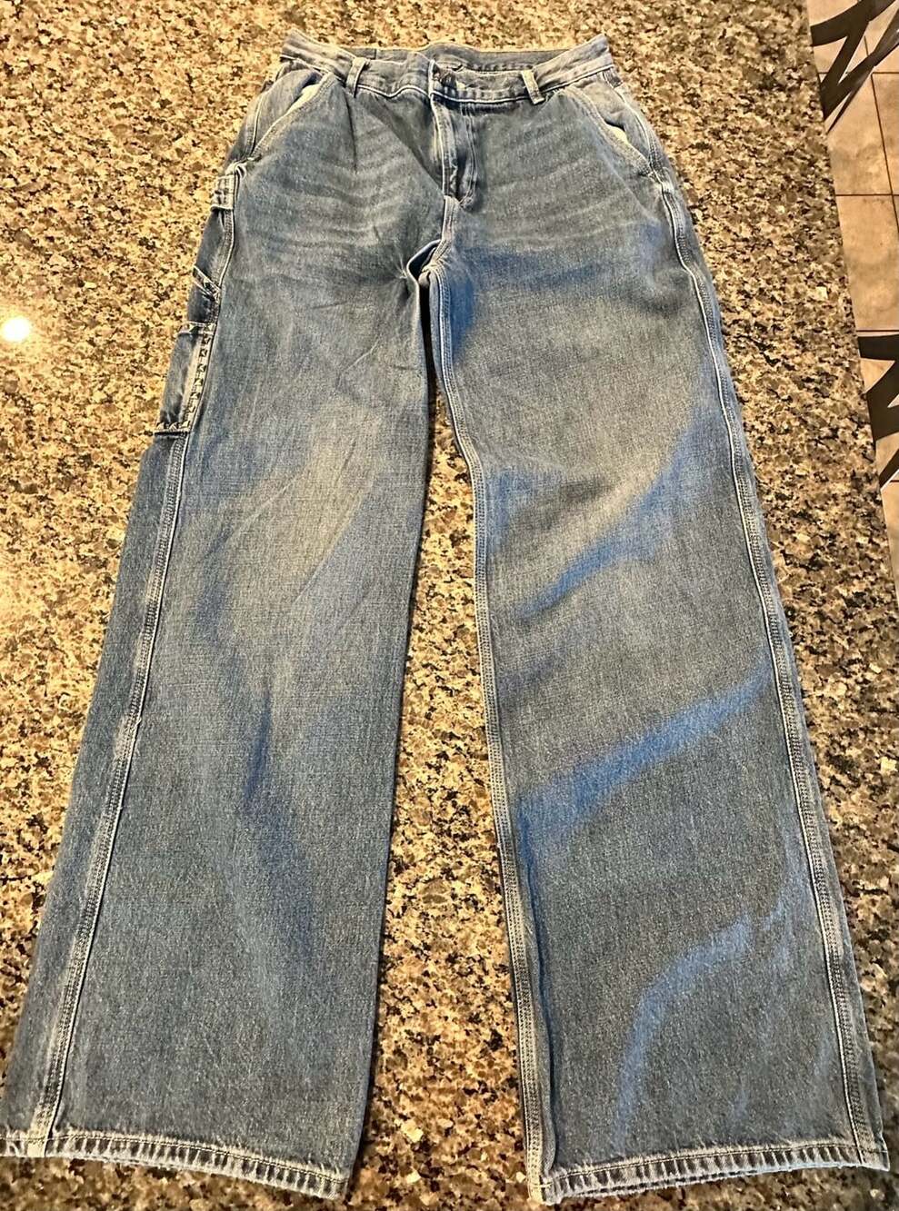 LIU-JO Studded Denim Carpenter Jeans Size 28